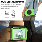 For Huawei MatePad T 10s Spider King Silicone Protective Tablet Case(Green)