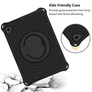 For Huawei MediaPad T5 Spider King Silicone Protective Tablet Case(Black)