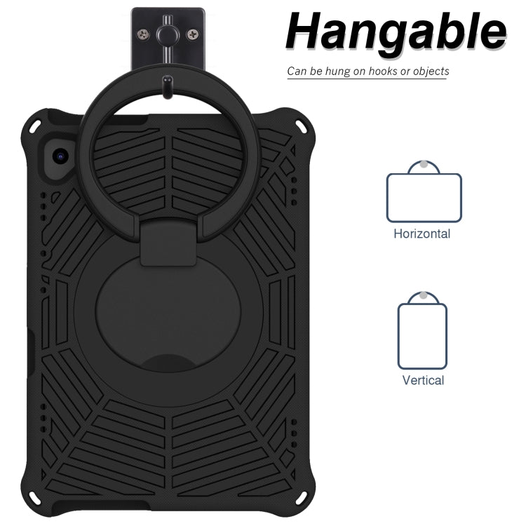 For Huawei MediaPad T5 Spider King Silicone Protective Tablet Case(Black)