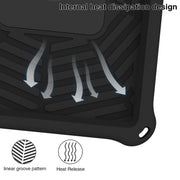For Huawei MediaPad T5 Spider King Silicone Protective Tablet Case(Black)