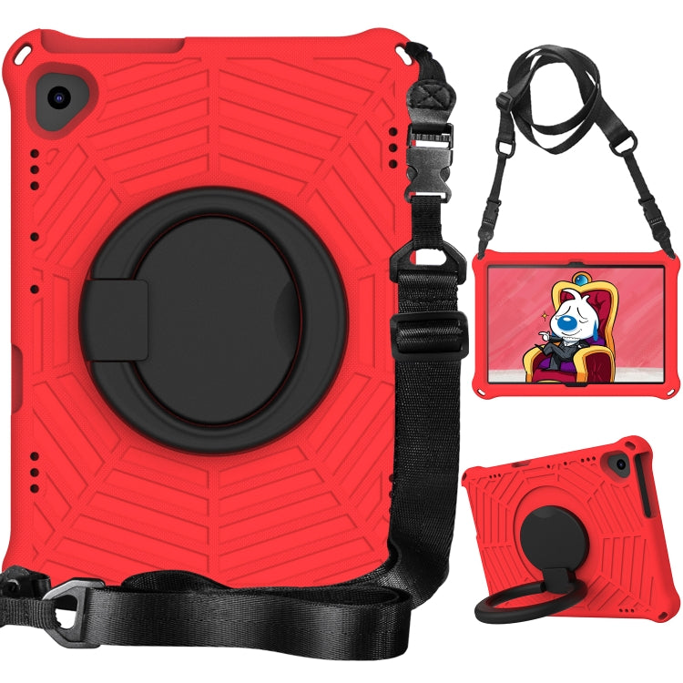 For Huawei MediaPad T5 Spider King Silicone Protective Tablet Case(Red)