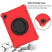 For Huawei MediaPad T5 Spider King Silicone Protective Tablet Case(Red)
