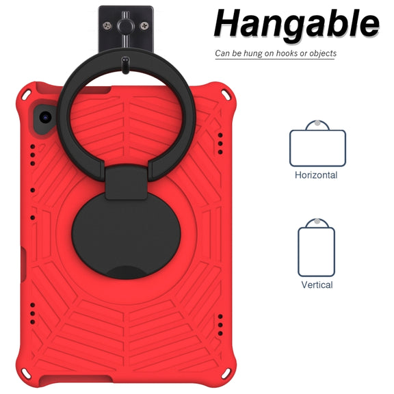 For Huawei MediaPad T5 Spider King Silicone Protective Tablet Case(Red)