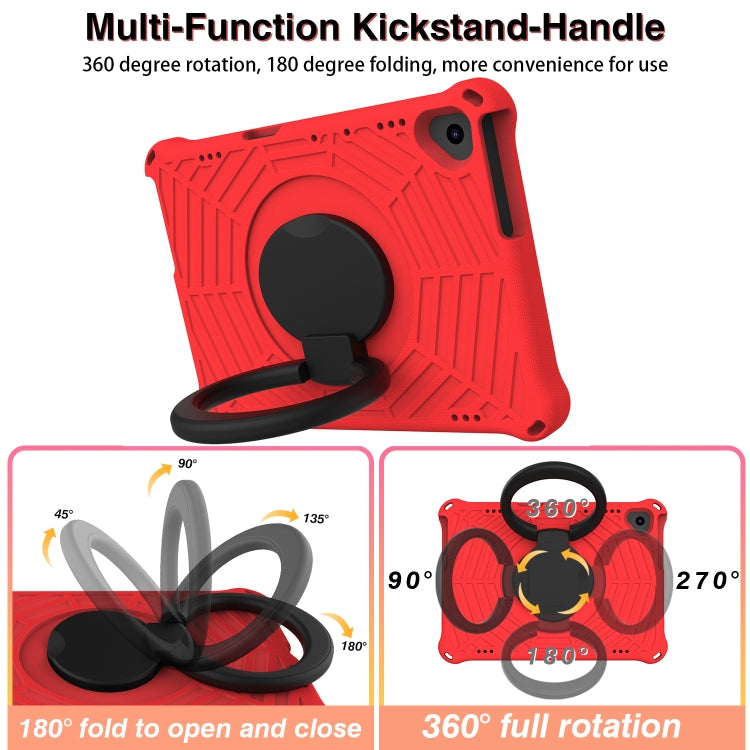 For Huawei MediaPad T5 Spider King Silicone Protective Tablet Case(Red)