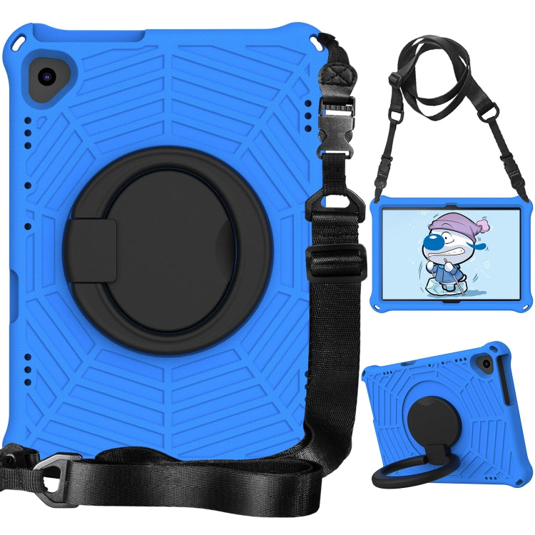 For Huawei MediaPad T5 Spider King Silicone Protective Tablet Case(Blue)