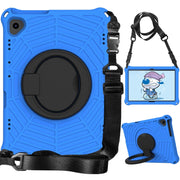 For Huawei MediaPad T5 Spider King Silicone Protective Tablet Case(Blue)