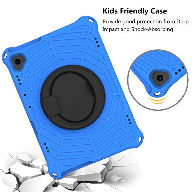 For Huawei MediaPad T5 Spider King Silicone Protective Tablet Case(Blue)