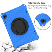 For Huawei MediaPad T5 Spider King Silicone Protective Tablet Case(Blue)