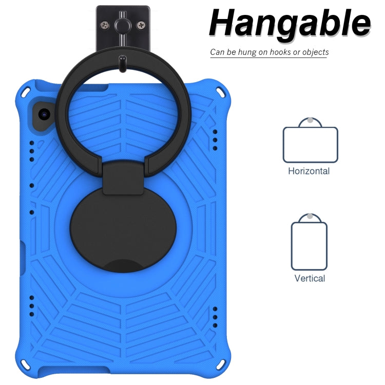 For Huawei MediaPad T5 Spider King Silicone Protective Tablet Case(Blue)