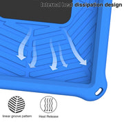 For Huawei MediaPad T5 Spider King Silicone Protective Tablet Case(Blue)