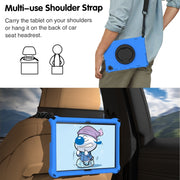 For Huawei MediaPad T5 Spider King Silicone Protective Tablet Case(Blue)