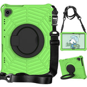 For Huawei MediaPad T5 Spider King Silicone Protective Tablet Case(Green)