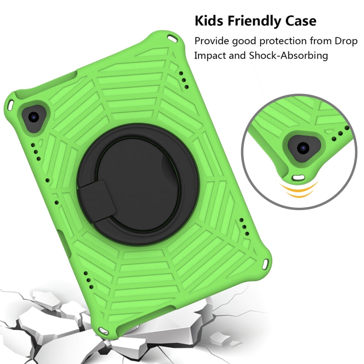 For Huawei MediaPad T5 Spider King Silicone Protective Tablet Case(Green)