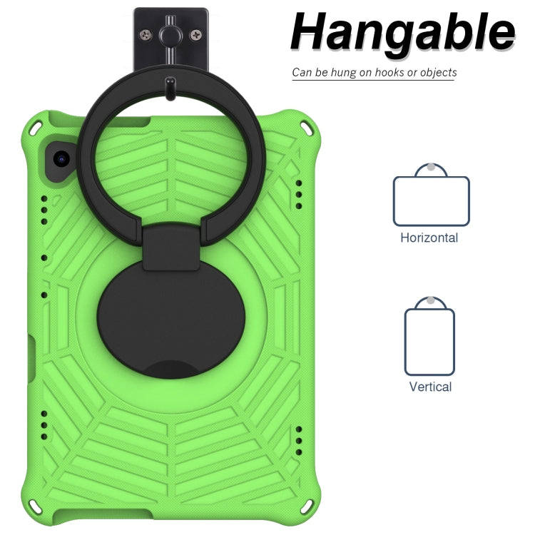 For Huawei MediaPad T5 Spider King Silicone Protective Tablet Case(Green)