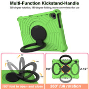 For Huawei MediaPad T5 Spider King Silicone Protective Tablet Case(Green)