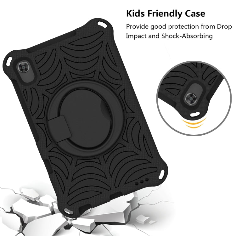 For Huawei MediaPad M5 Lite 8 Spider King Silicone Protective Tablet Case(Black)