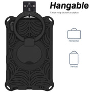 For Huawei MediaPad M5 Lite 8 Spider King Silicone Protective Tablet Case(Black)