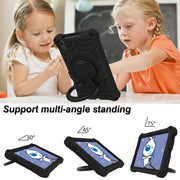 For Huawei MediaPad M5 Lite 8 Spider King Silicone Protective Tablet Case(Black)