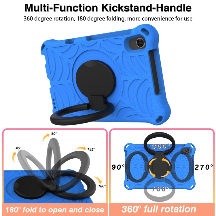 For Huawei MediaPad M5 Lite 8 Spider King Silicone Protective Tablet Case(Blue)