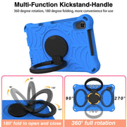 For Huawei MediaPad M5 Lite 8 Spider King Silicone Protective Tablet Case(Blue)