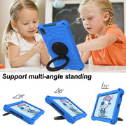 For Huawei MediaPad M5 Lite 8 Spider King Silicone Protective Tablet Case(Blue)