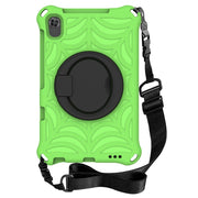 For Huawei MediaPad M5 Lite 8 Spider King Silicone Protective Tablet Case(Green)