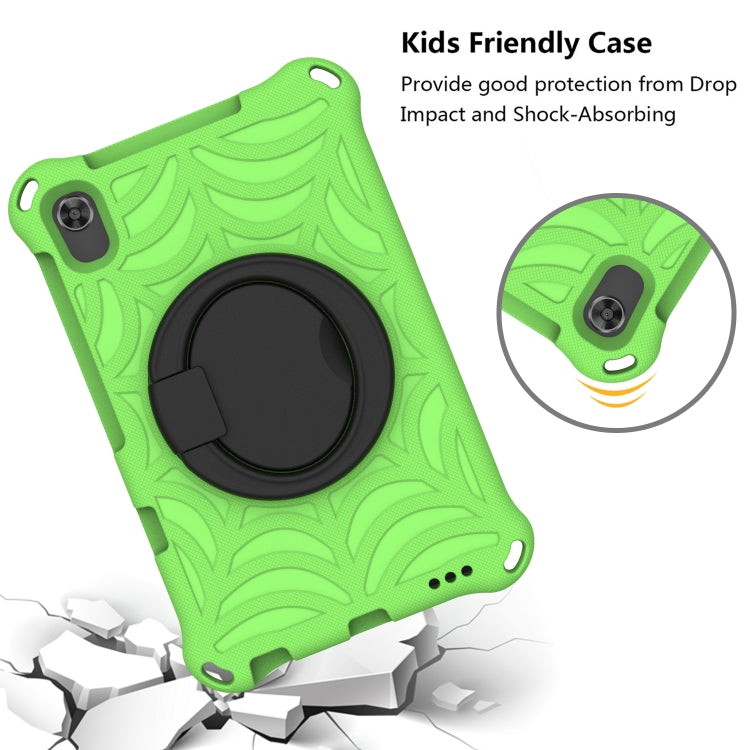For Huawei MediaPad M5 Lite 8 Spider King Silicone Protective Tablet Case(Green)