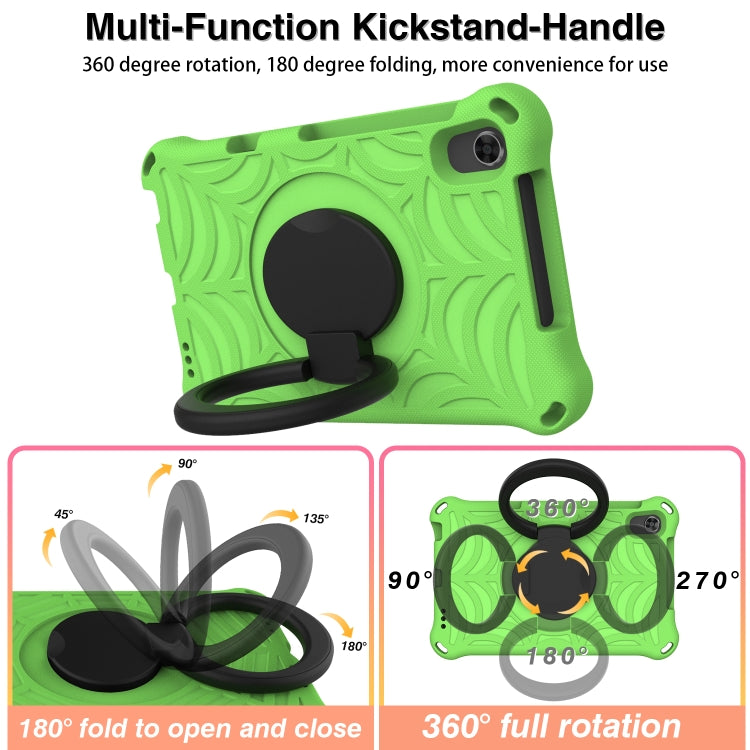 For Huawei MediaPad M5 Lite 8 Spider King Silicone Protective Tablet Case(Green)
