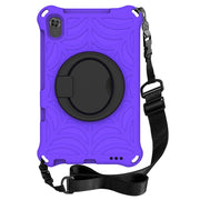 For Huawei MediaPad M5 Lite 8 Spider King Silicone Protective Tablet Case(Purple)