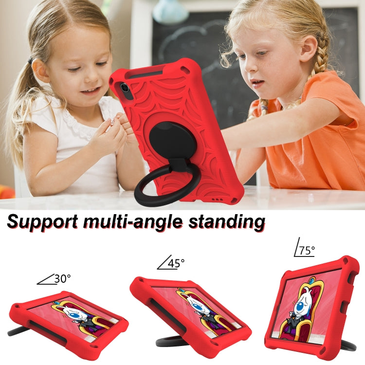 For Huawei MediaPad M6 8.4 Spider King Silicone Protective Tablet Case(Red)