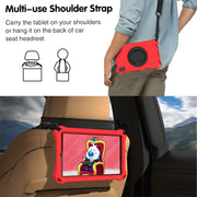 For Huawei MediaPad M6 8.4 Spider King Silicone Protective Tablet Case(Red)