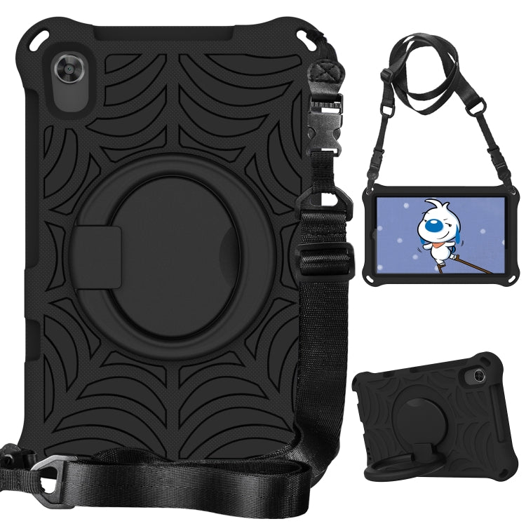 For Huawei MatePad T8 Spider King Silicone Protective Tablet Case(Black)