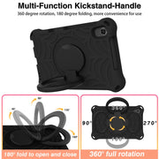 For Huawei MatePad T8 Spider King Silicone Protective Tablet Case(Black)