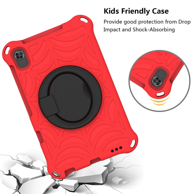 For Huawei MatePad T8 Spider King Silicone Protective Tablet Case(Red)