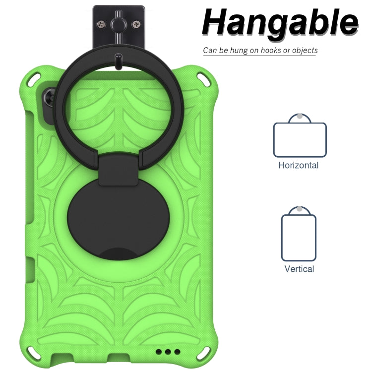 For Huawei MatePad T8 Spider King Silicone Protective Tablet Case(Green)