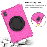 For Huawei MatePad T8 Spider King Silicone Protective Tablet Case(Rose Red)