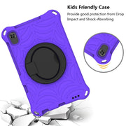 For Huawei MatePad T8 Spider King Silicone Protective Tablet Case(Purple)