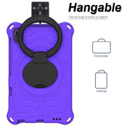 For Huawei MatePad T8 Spider King Silicone Protective Tablet Case(Purple)