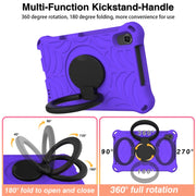 For Huawei MatePad T8 Spider King Silicone Protective Tablet Case(Purple)