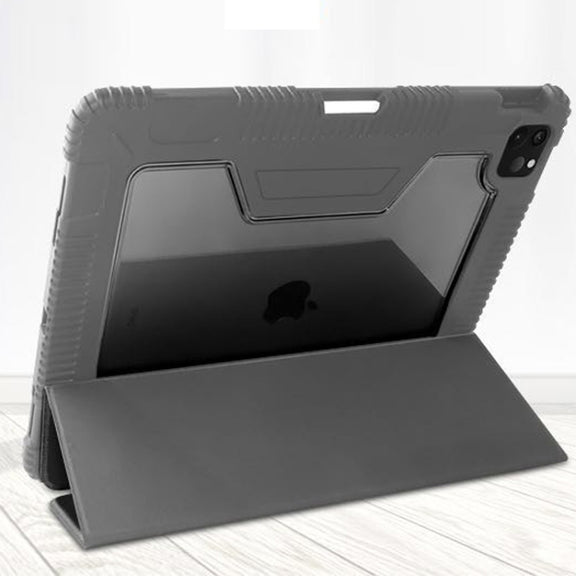 For iPad Pro 11 2022 / 2021 / 2020 Mutural Horizontal Flip Leather Tablet Case with Holder & Pen Slot(Dark Blue)