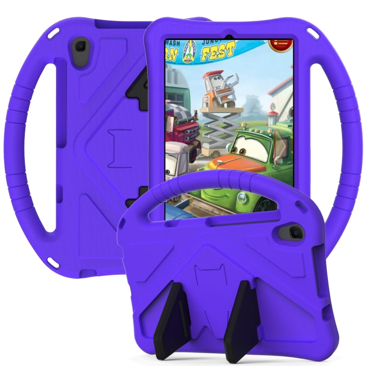 For Lenovo Tab M8 4th Gen EVA Flat Anti Falling Protective Tablet Case Shell with Holder(Purple)