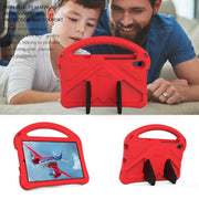 For Lenovo Tab M8 4th Gen EVA Flat Anti Falling Protective Tablet Case Shell with Holder(Red)