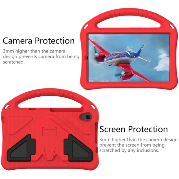 For Lenovo Tab M8 4th Gen EVA Flat Anti Falling Protective Tablet Case Shell with Holder(Red)