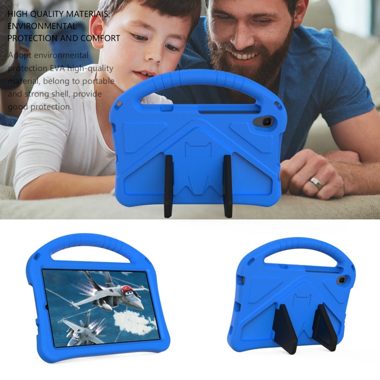 For Lenovo Tab M8 4th Gen EVA Flat Anti Falling Protective Tablet Case Shell with Holder(Blue)