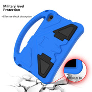 For Lenovo Tab M8 4th Gen EVA Flat Anti Falling Protective Tablet Case Shell with Holder(Blue)