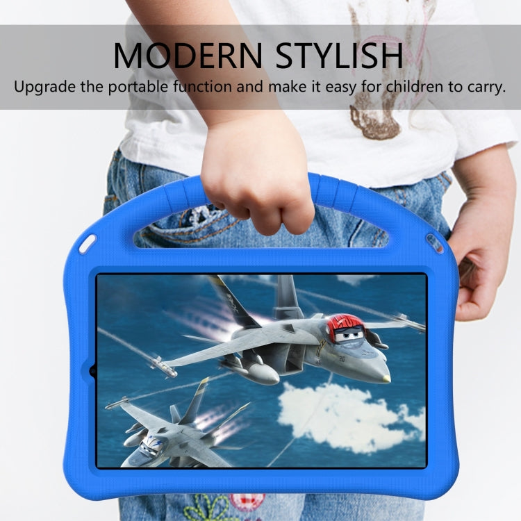 For Lenovo Tab M8 4th Gen EVA Flat Anti Falling Protective Tablet Case Shell with Holder(Blue)