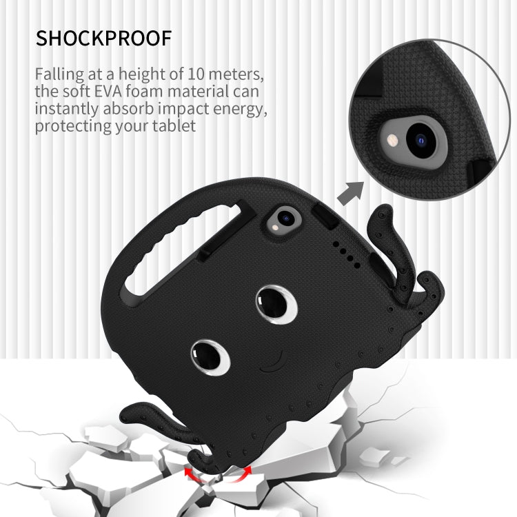 For Lenovo Tab M8 4th Gen Octopus Style EVA + PC Tablet Case with Strap(Black)