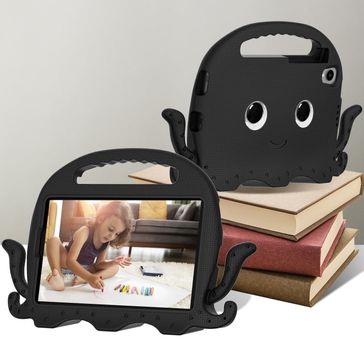 For Lenovo Tab M8 4th Gen Octopus Style EVA + PC Tablet Case with Strap(Black)