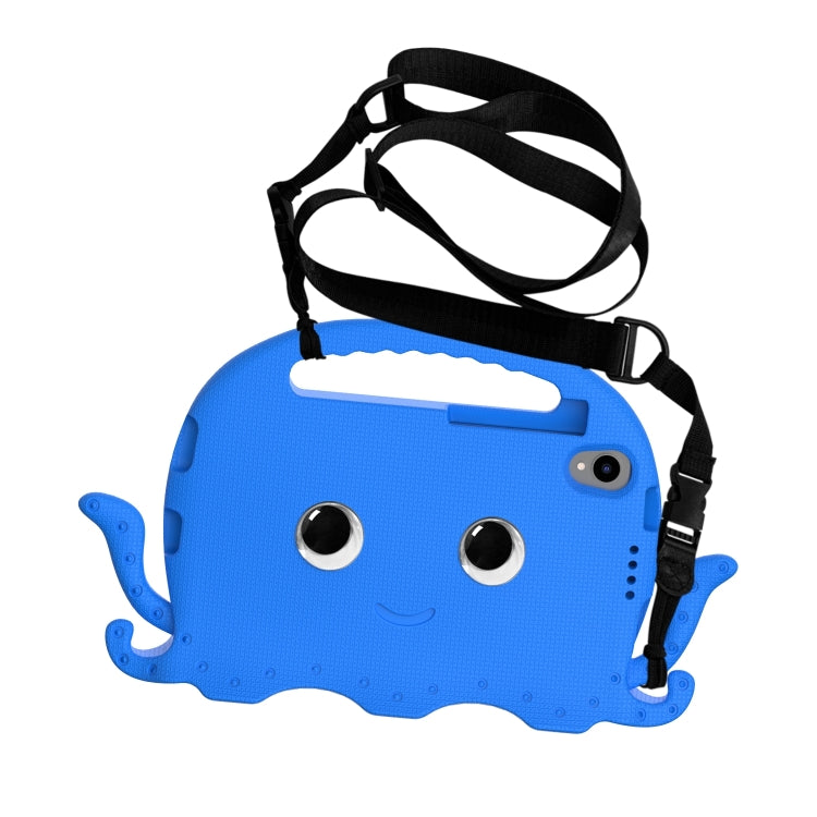 For Lenovo Tab M8 4th Gen Octopus Style EVA + PC Tablet Case with Strap(Blue)