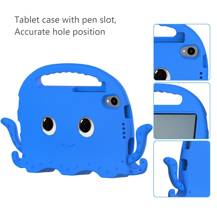 For Lenovo Tab M8 4th Gen Octopus Style EVA + PC Tablet Case with Strap(Blue)